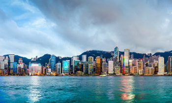 Hong Kong Panoramic View of the City