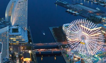 Aerial View of Yokohama City