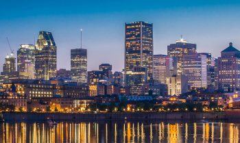 Montreal City Skyline